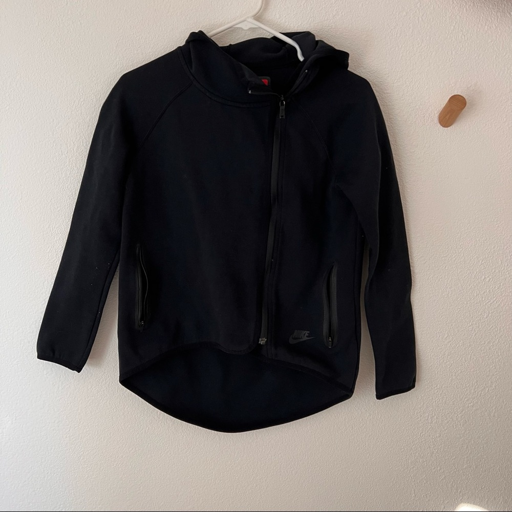 Nike x Anna Kournikova Black workout High low jacket